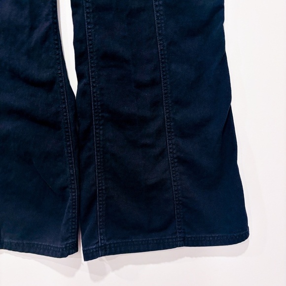 DIVIDED Black ribbed patchwork jeans with wide leg - Picture 11 of 11